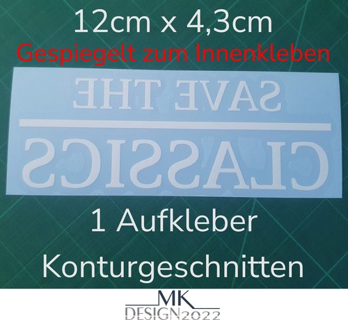 Save the classics aufkleber - classics,