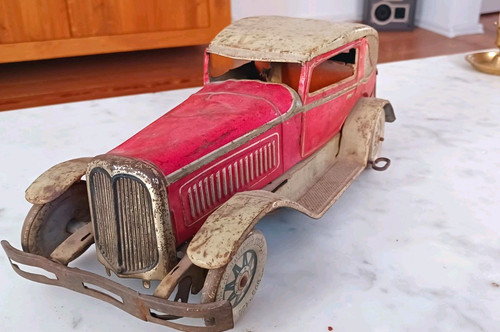 Vintage blech modellauto - blech,