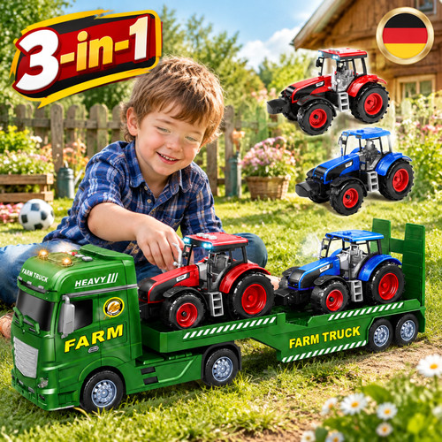 Großer lkw traktor spielzeug - großer,