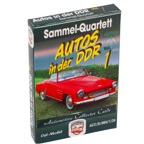 Autos der ddr - autos, quartett