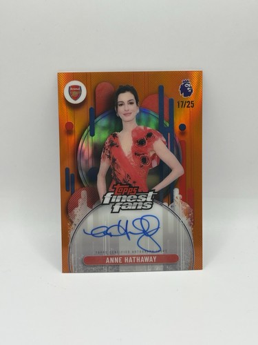Anne hathaway card auto - anne, /25