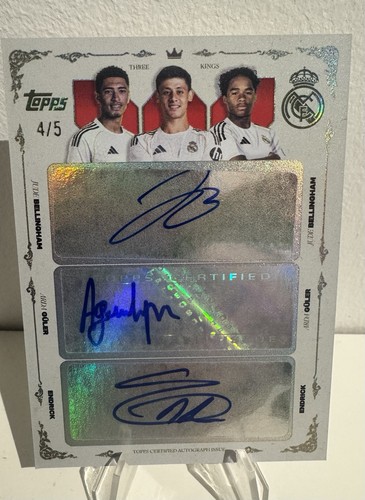 Topps los blancos triple auto - blancos,
